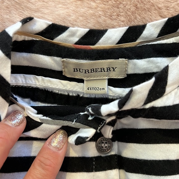 Burberry Stripe Cotton Dress - Picture 3 of 4